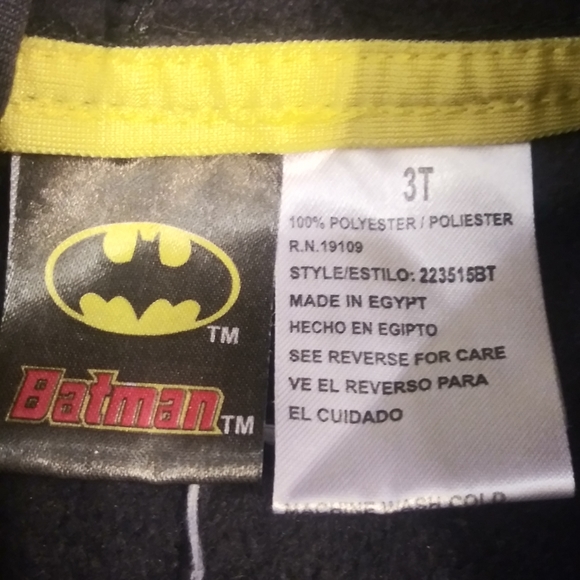 3T Batman zip up jacket - Picture 3 of 7
